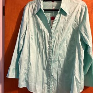 Talbots Light Green Blouse